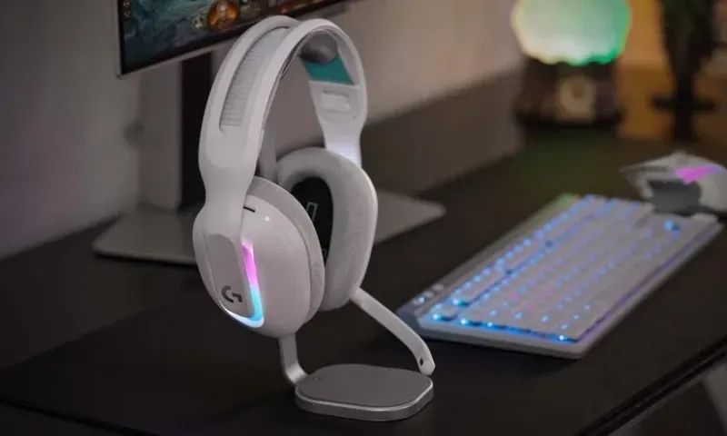 Headset G522 Logitech Branco Wireless BT - Novo - Foto 2