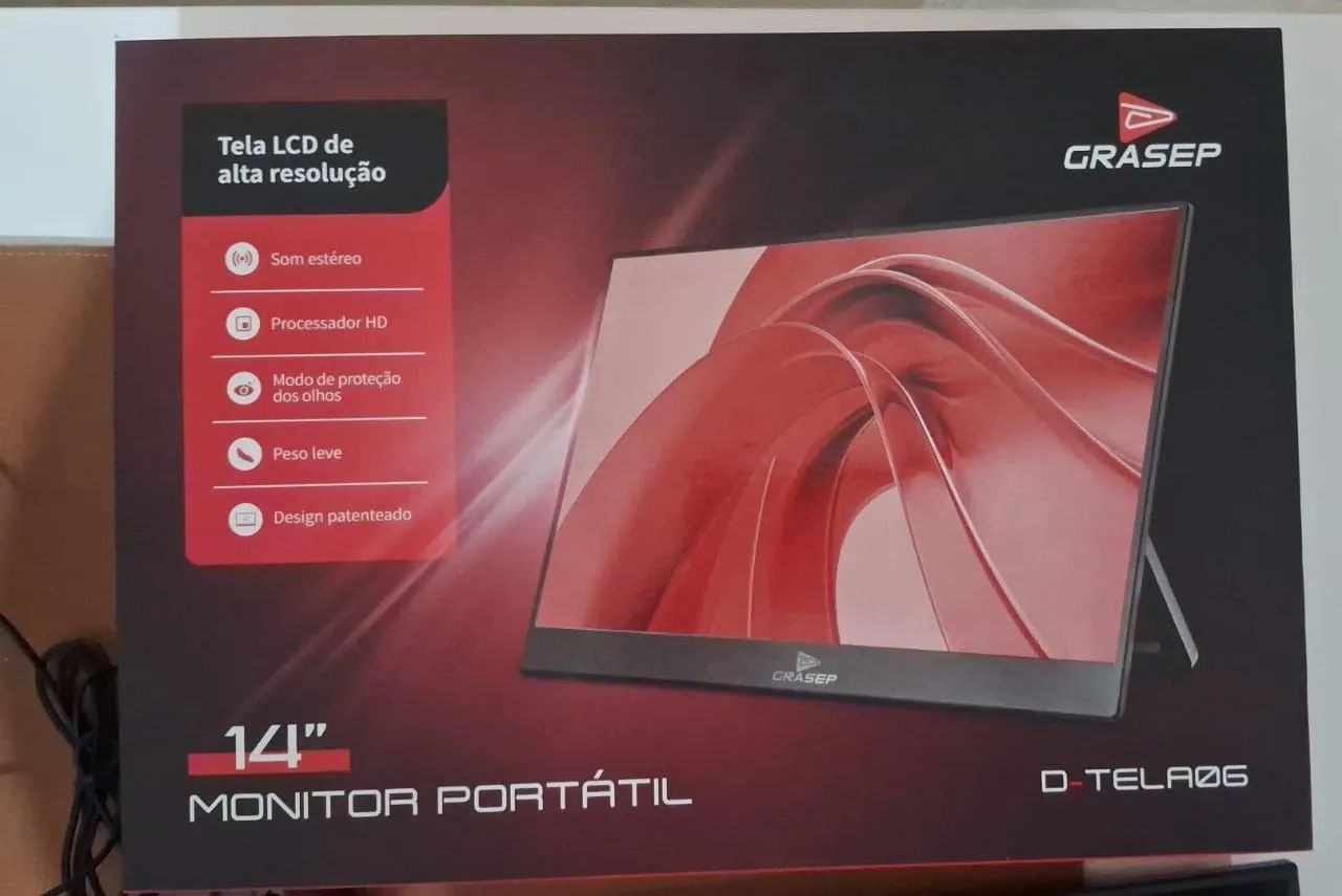 Monitor portátil de 14 polegadas