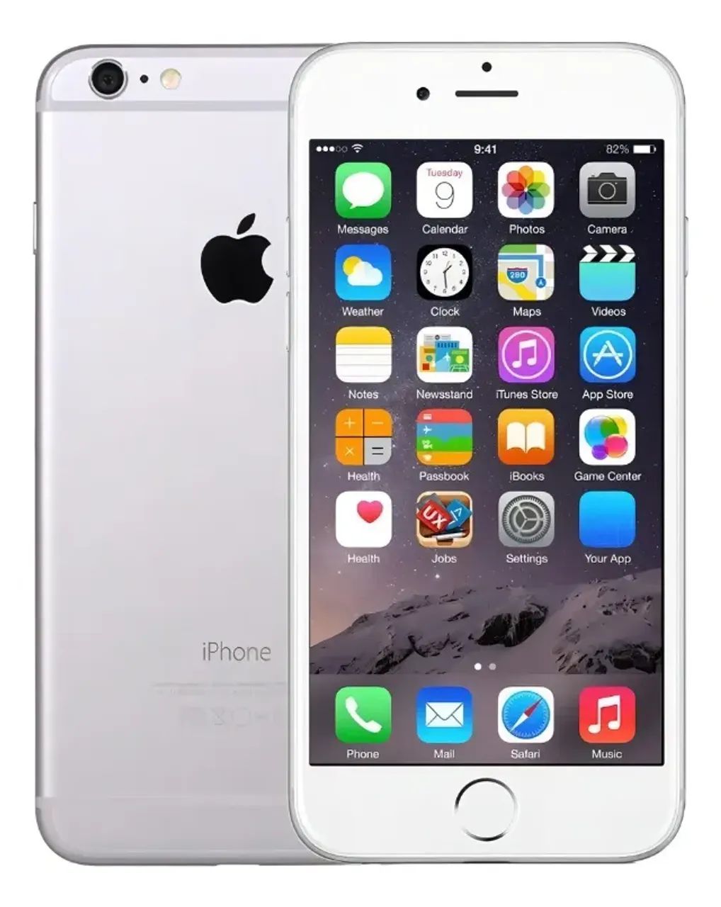 iPhone 6 16 GB prata - Bom