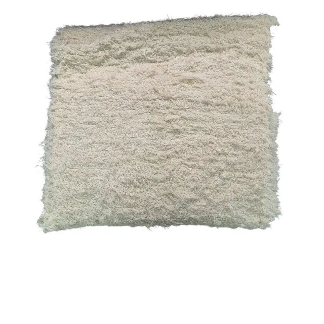 Passadeira Artesanal Felpuda 4,00m X 0,50m Off-White Nova