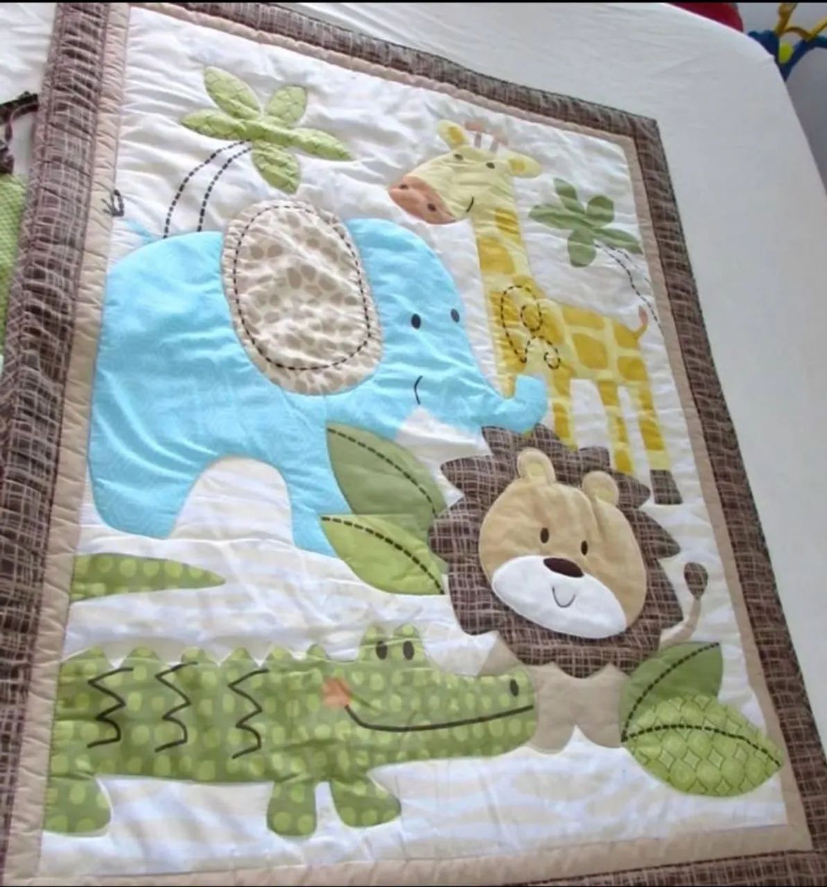 Kit berço Safari 7 peças 
