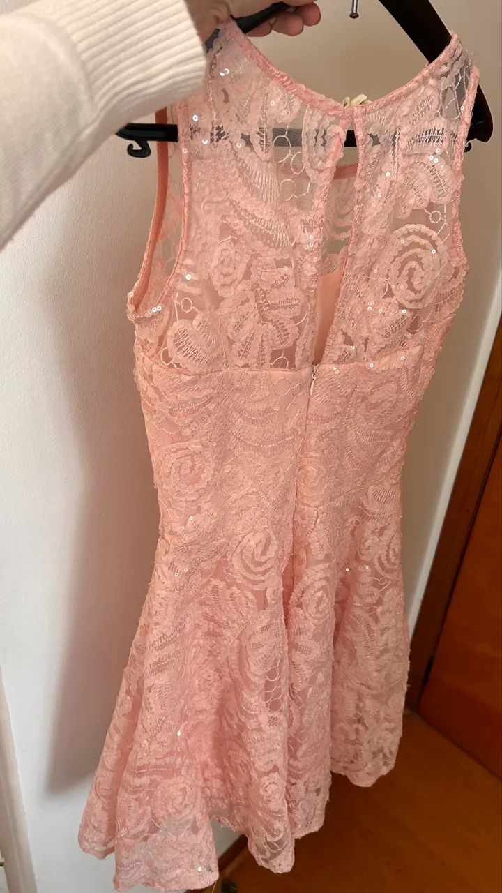 Vestido rosa curto - Foto 4