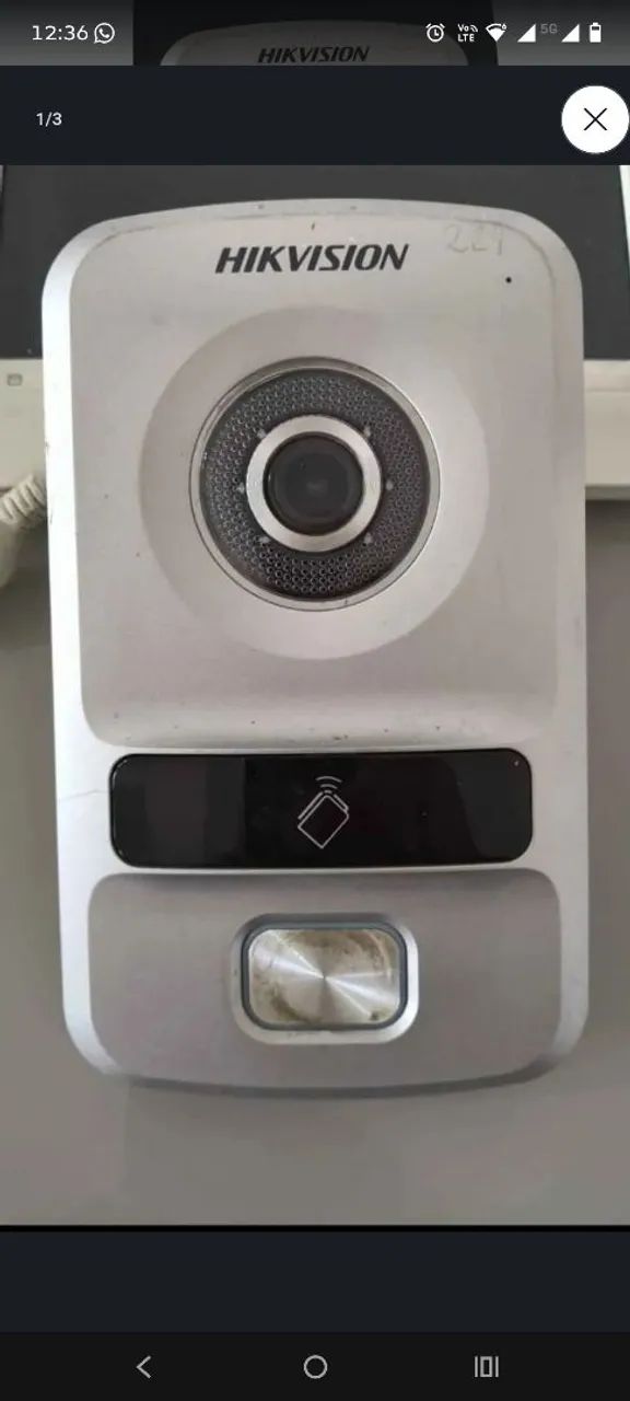 PORTEIRO IP DA HIKVISION 