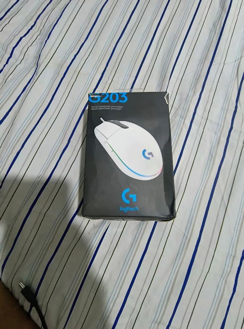 Mouse Logitech g203 branco - Foto 2