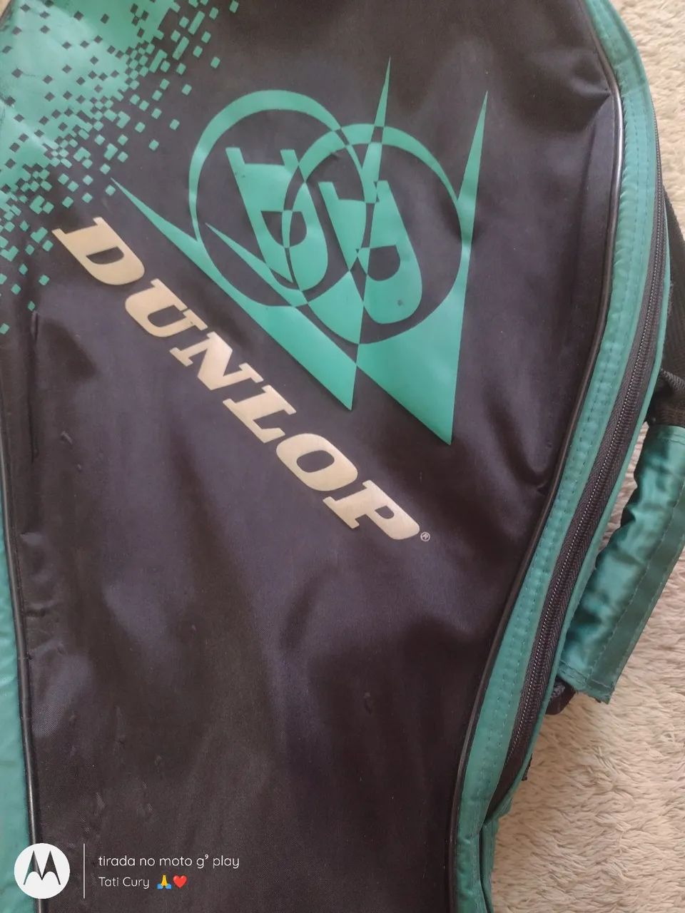 Vendo linda bolsa raqueteira marca Dunlop para transportar raquetes  - Foto 2