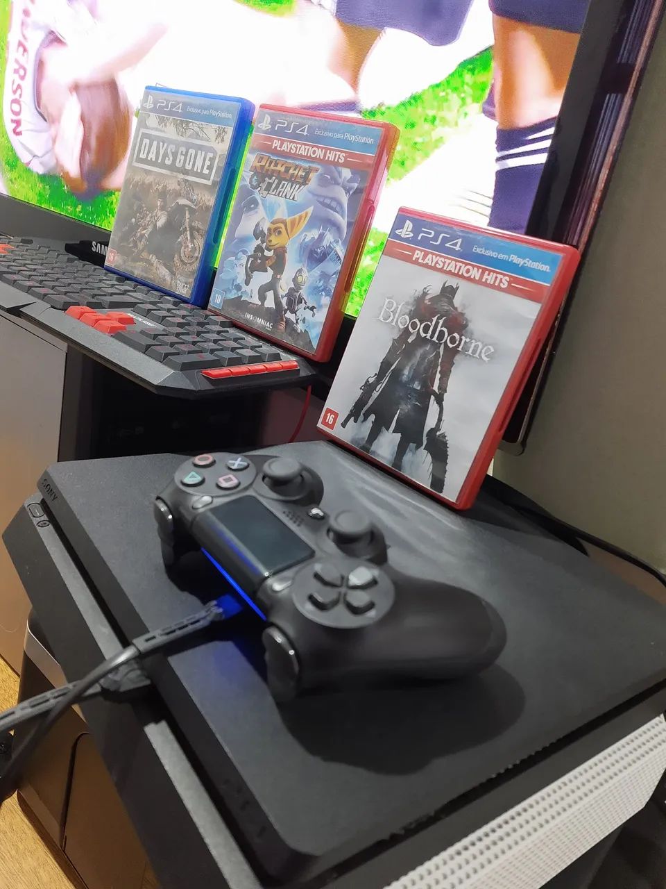 PS4 completo funcionando perfeitamente - Consoles de Vídeo Game