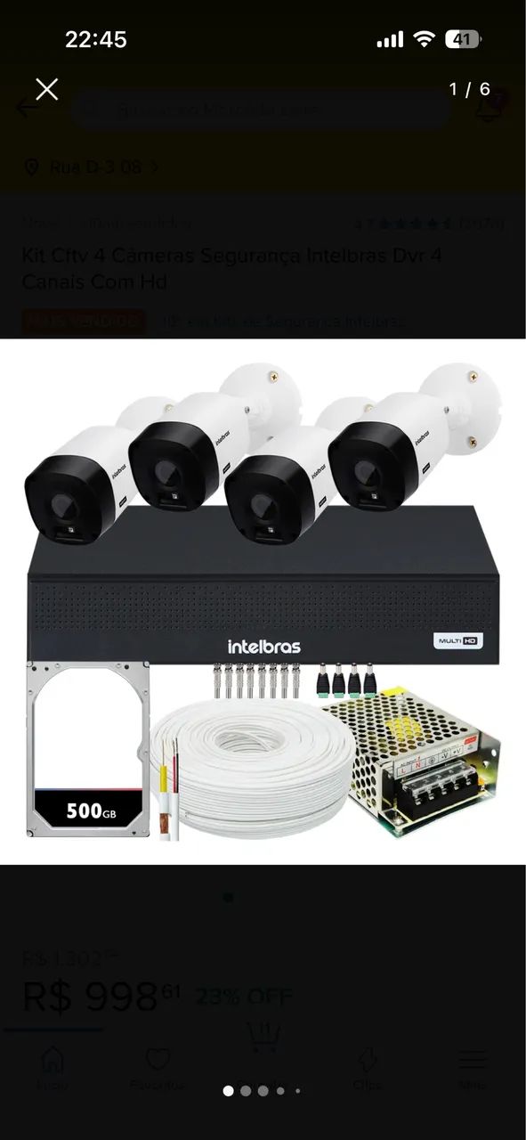 Kit câmeras intelbras  - Foto 2