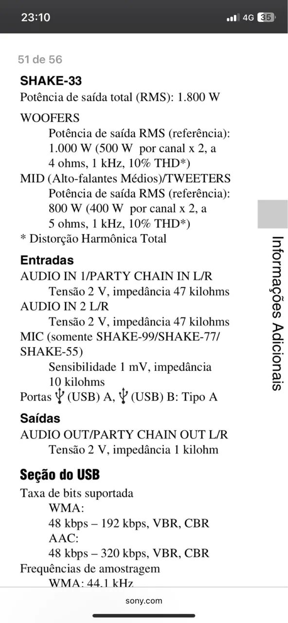 Som Sony  - Foto 4