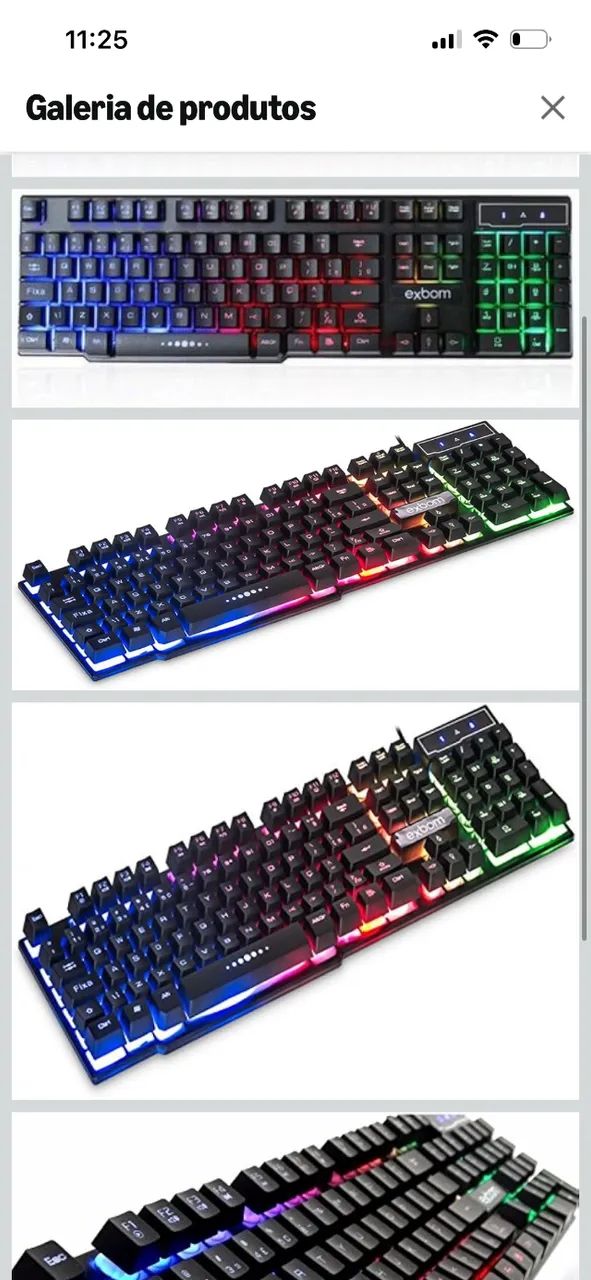 teclado gamer mecânico 100% - Foto 3