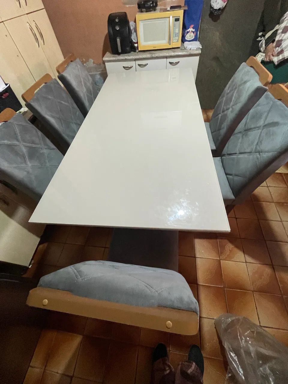 Mesa de jantar 6 cadeiras