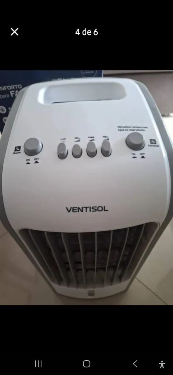 Climatizador mobile ventisol 4 litros  - Foto 2