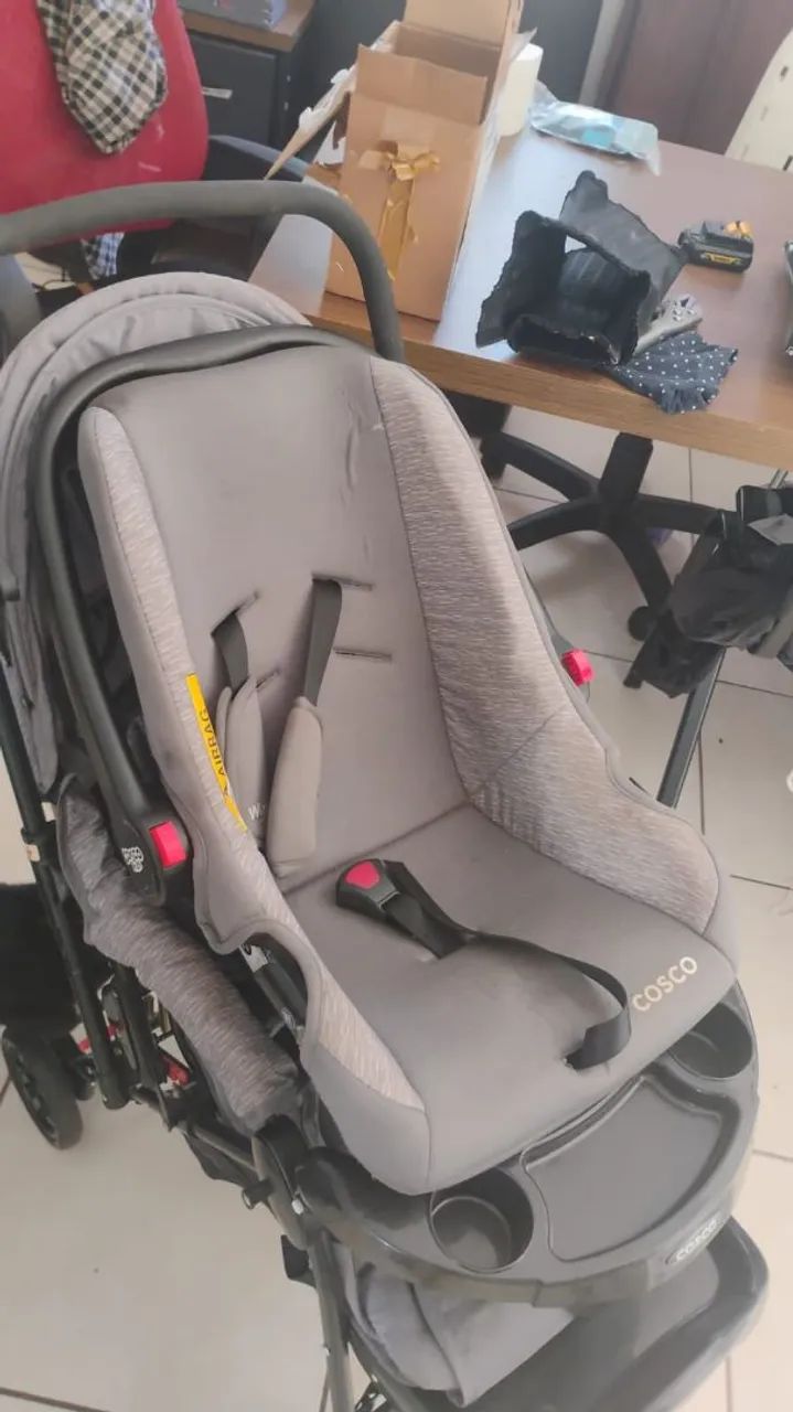 Carrinho + bebê conforto Cosco  - Foto 2