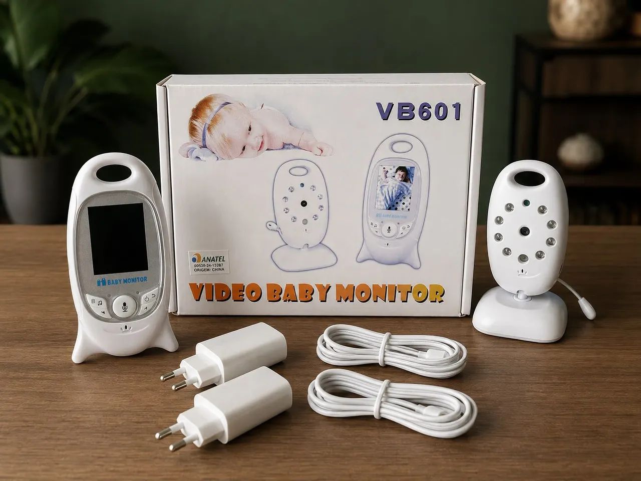 Babá Eletrônica com Câmera e Monitor de Vídeo VB601