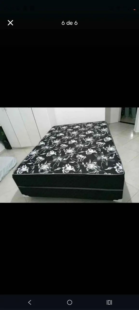 Cama box casal com espuma de 5cm direto de fabrica  - Foto 3