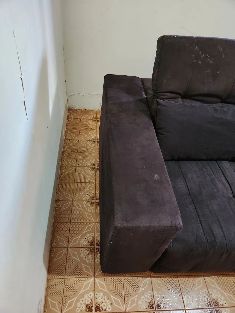 Sofa 3 lugares retrátil encosto reclináveis  - Foto 5