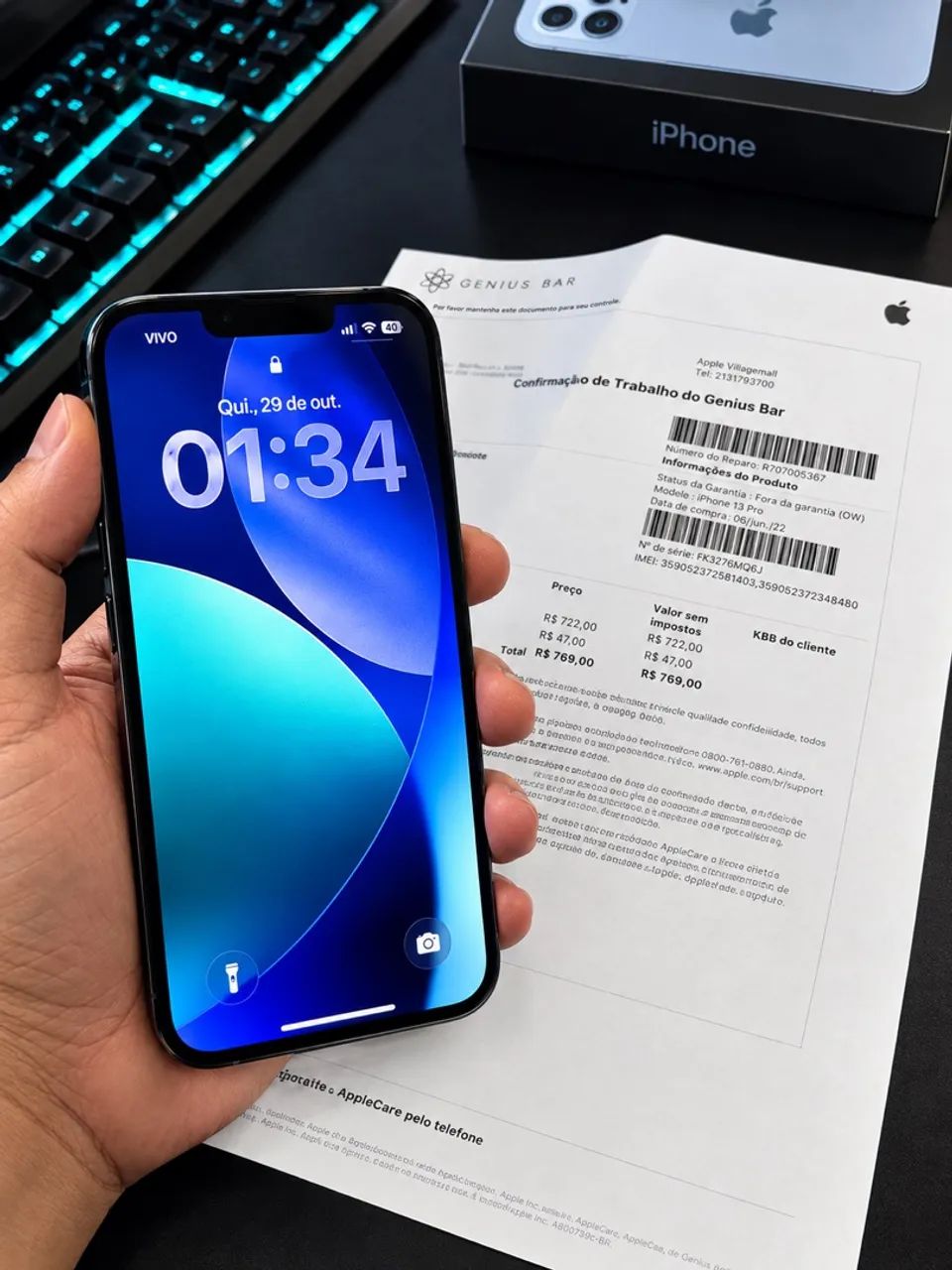 iPhone 13 Pro Azul Sierra - Foto 4