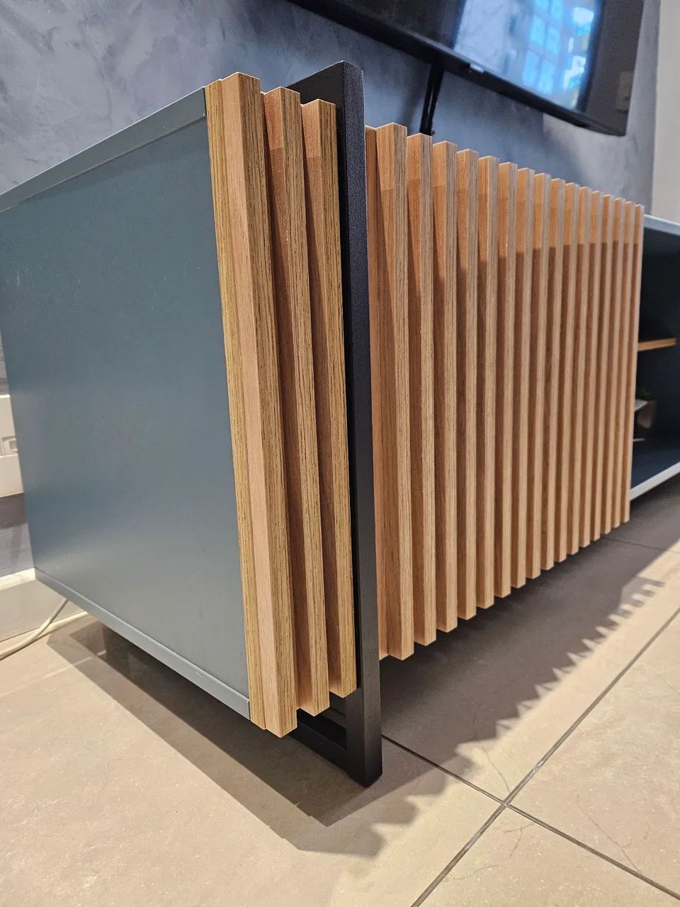 Rack Westwing azul e ripado 1,80 X 0.45 - Foto 3