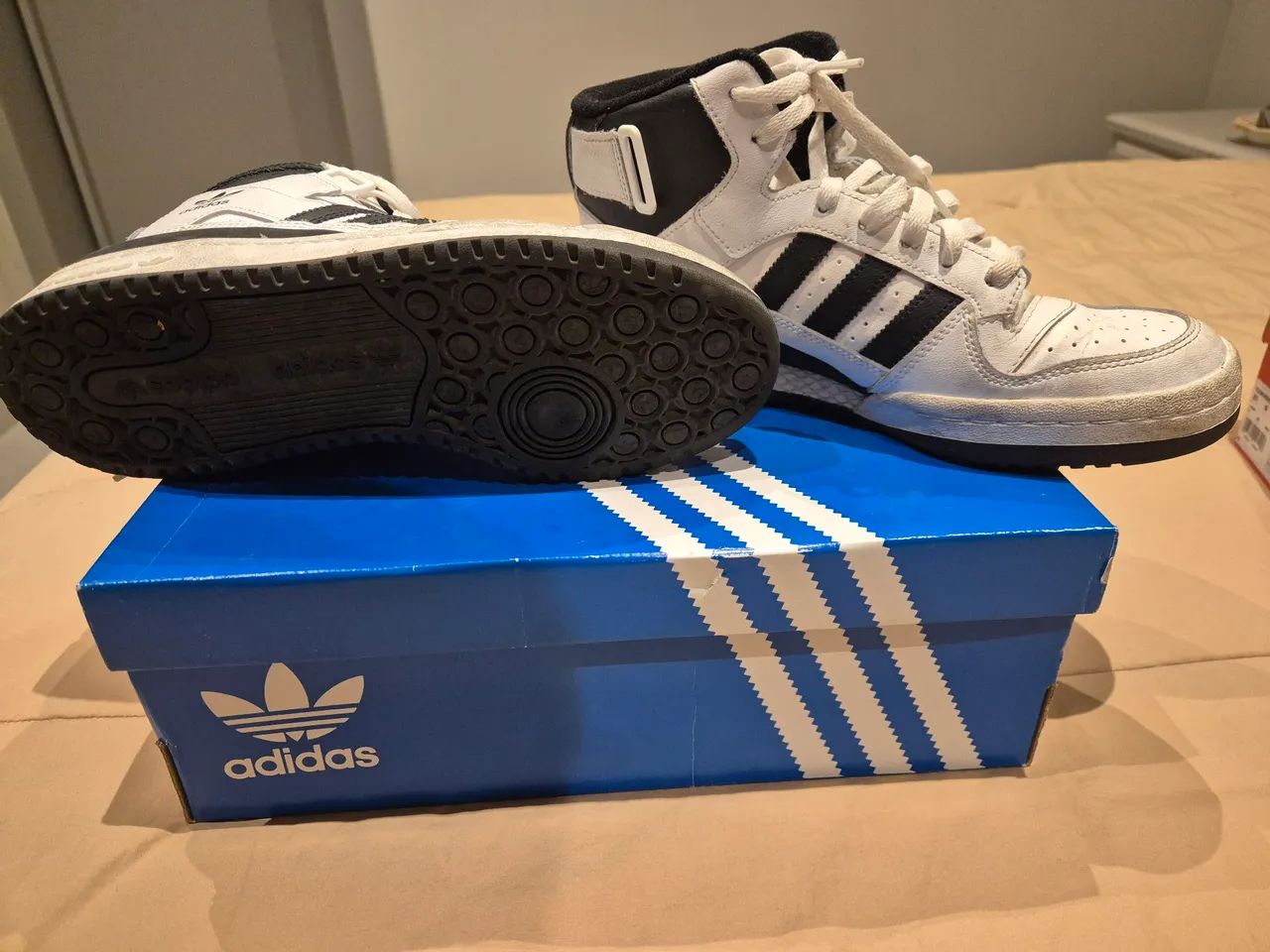 Tênis Adidas Forum Mid Branco - Foto 2