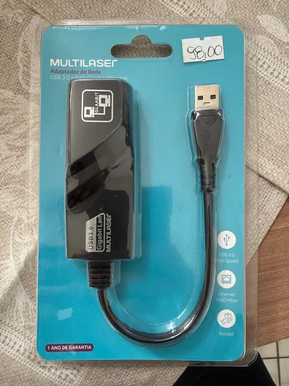 Adaptador de rede NOVO