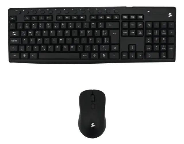 Kit Teclado Mouse Sem Fio USB