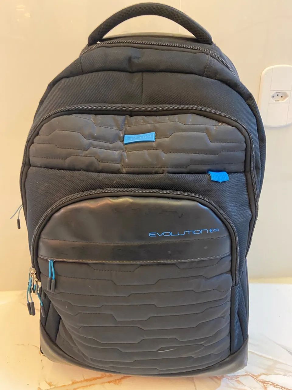 Mochila carrinho e costas da Sestini