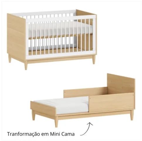 Berço, Cômoda e Prateleira 
