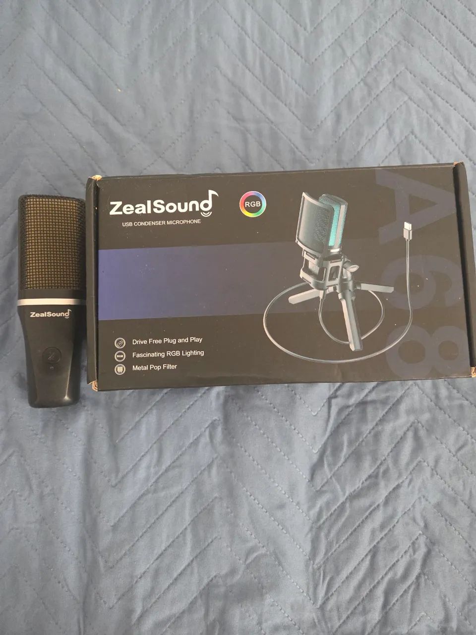 Microfone Gamer USB Zealsoud A68 - Periféricos e Acessórios de