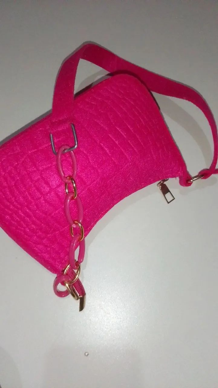 Bolsa femin. Rosa