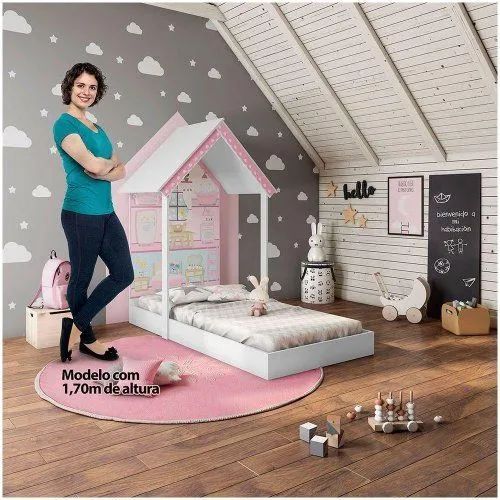 Mini Cama Casinha Montessoriana - Linda e Conservada - Foto 3