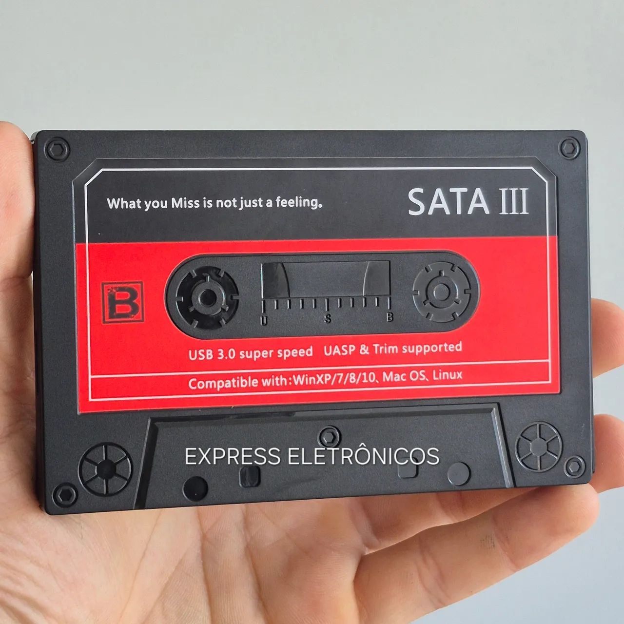 CASE PARA HD SSD EXTERNO USB 3.0 SATA 5 GBPS 