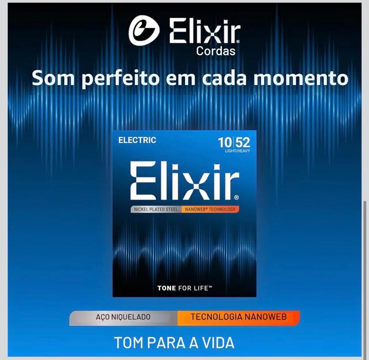 Cordas Elixir Nanoweb 09-42 Super Light