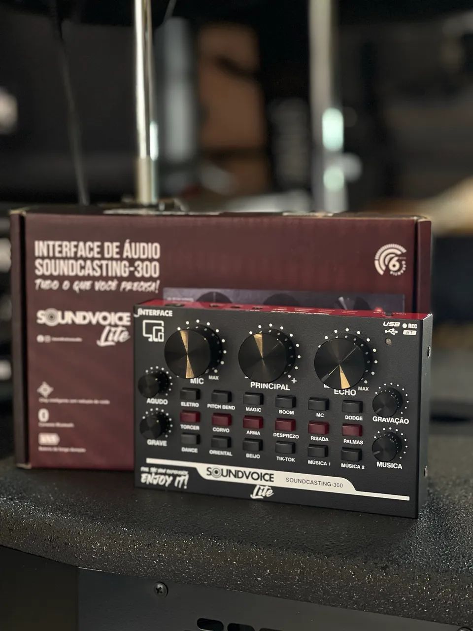 Interface de áudio Soundvoice lite- 300