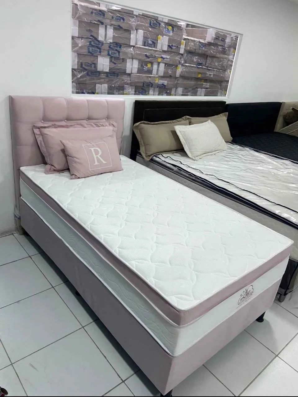 ? CAMA DE SOLTEIRO ? TECIDO LUXO ? - Foto 3