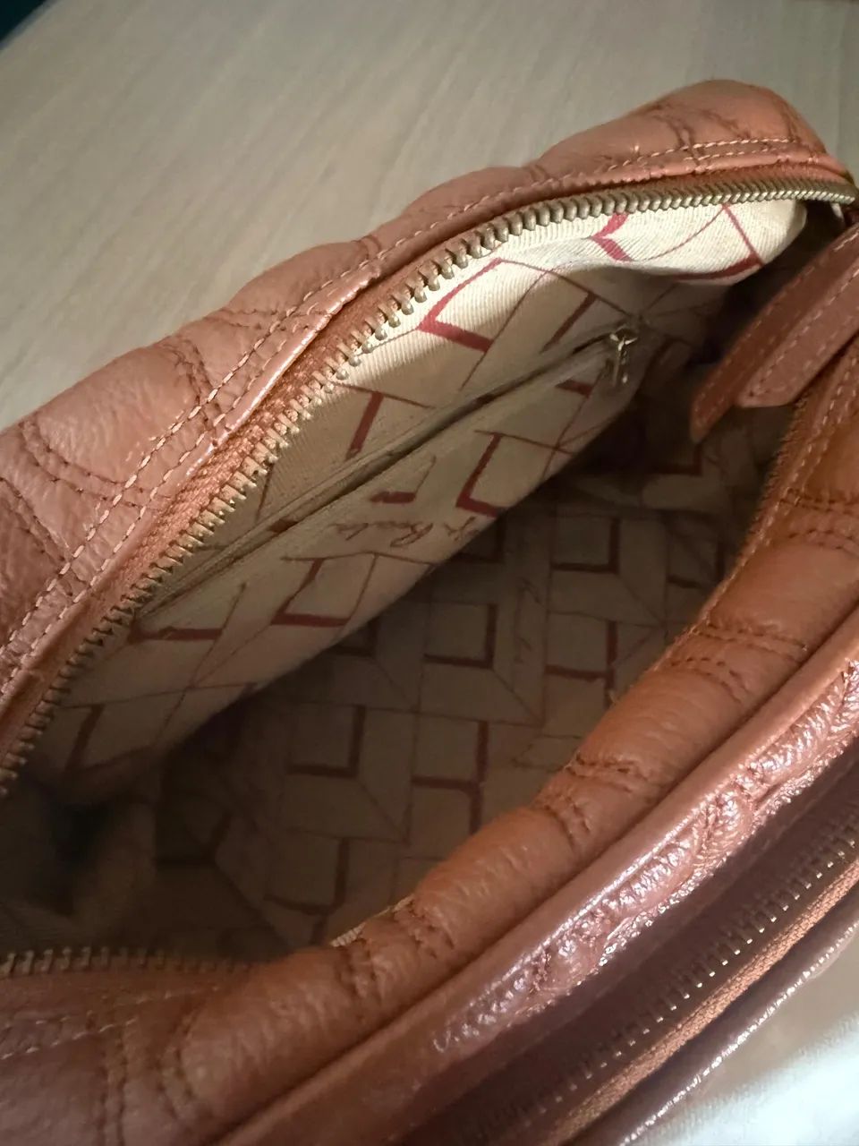Bolsa Luiza Barcelos Bege Original - Foto 3