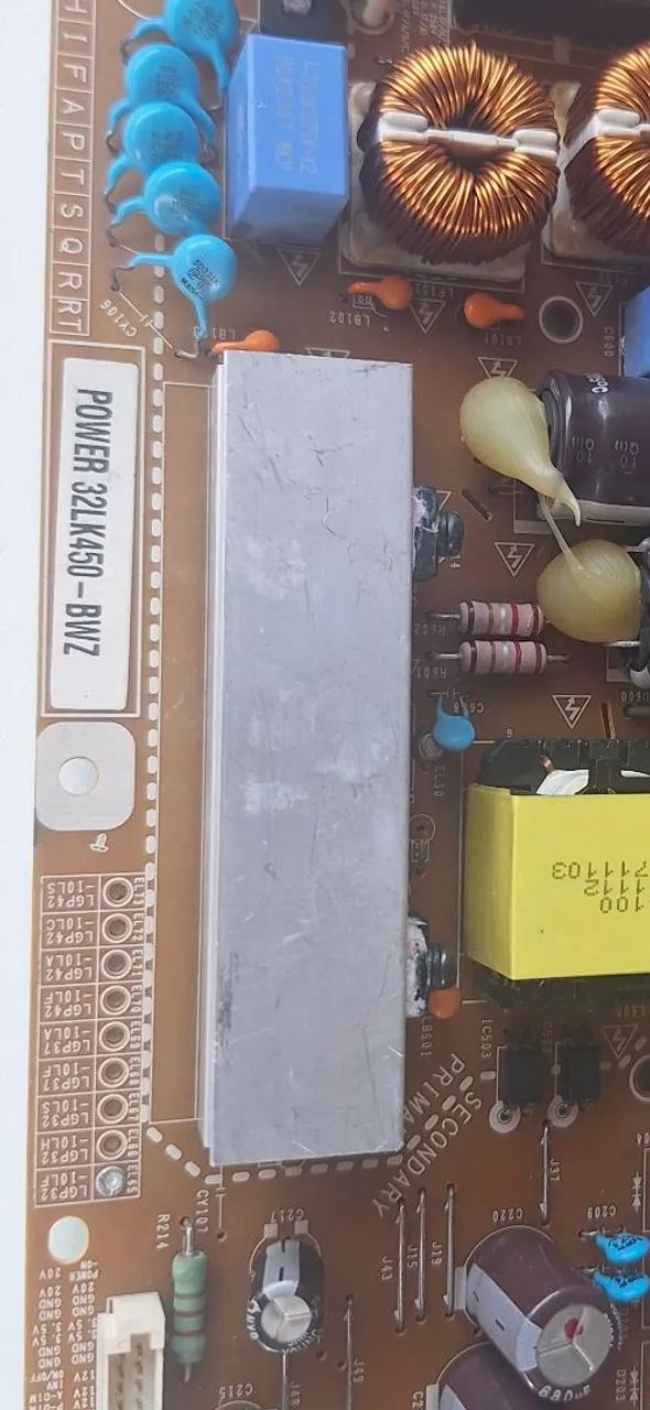 Placa fonte tv lg 32Lk450 ,modelo na foto - Foto 6