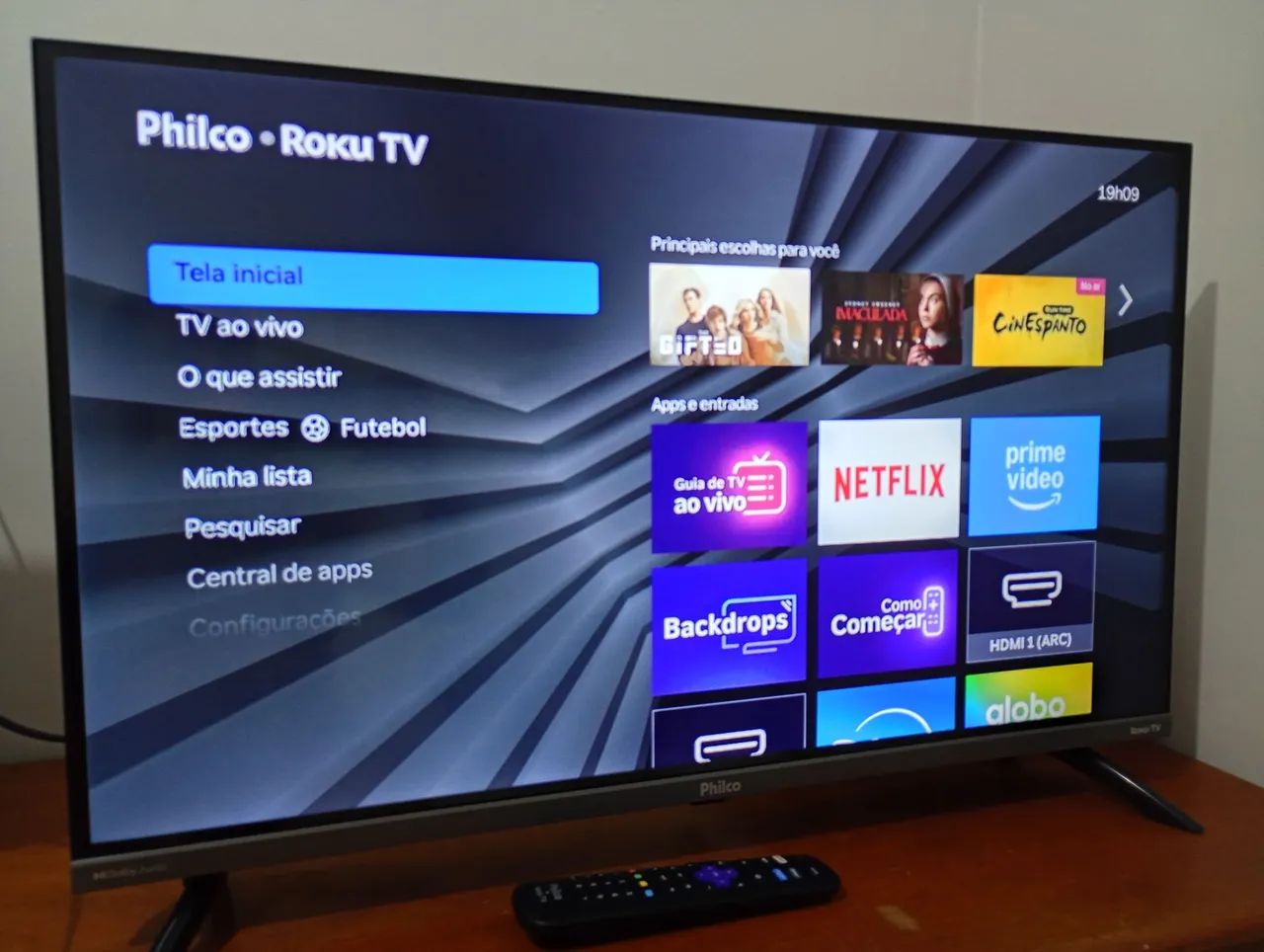 Smart tv Philco Raku tv. 32 polegadas. Nova, com nota!