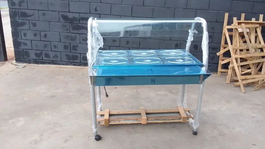 Self Service Carro Térmico Buffet Infantil 6 GNs 1/2 220V - Ibet