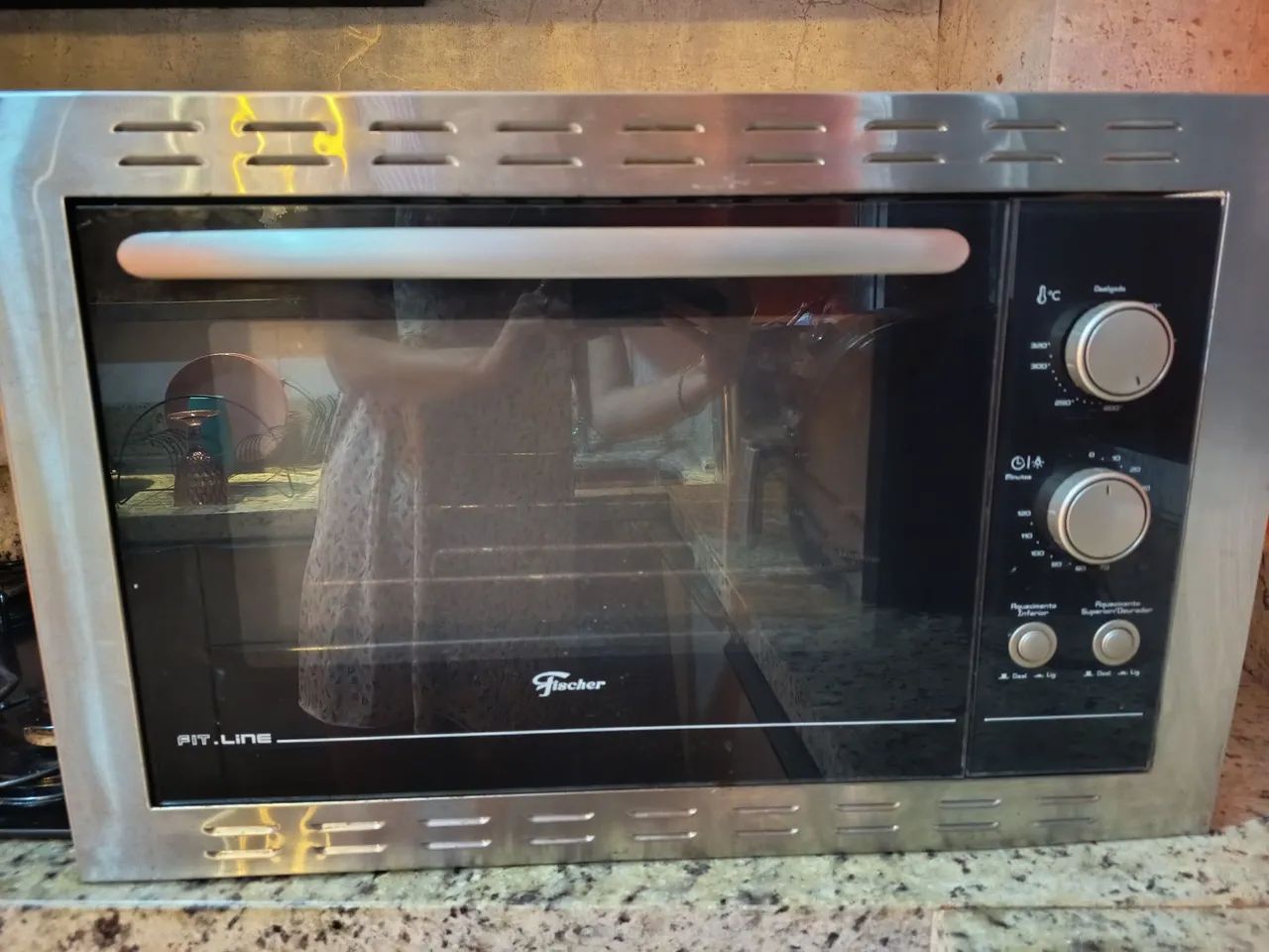 Forno elétrico Fisher impecável sem marcas de uso  - Foto 2