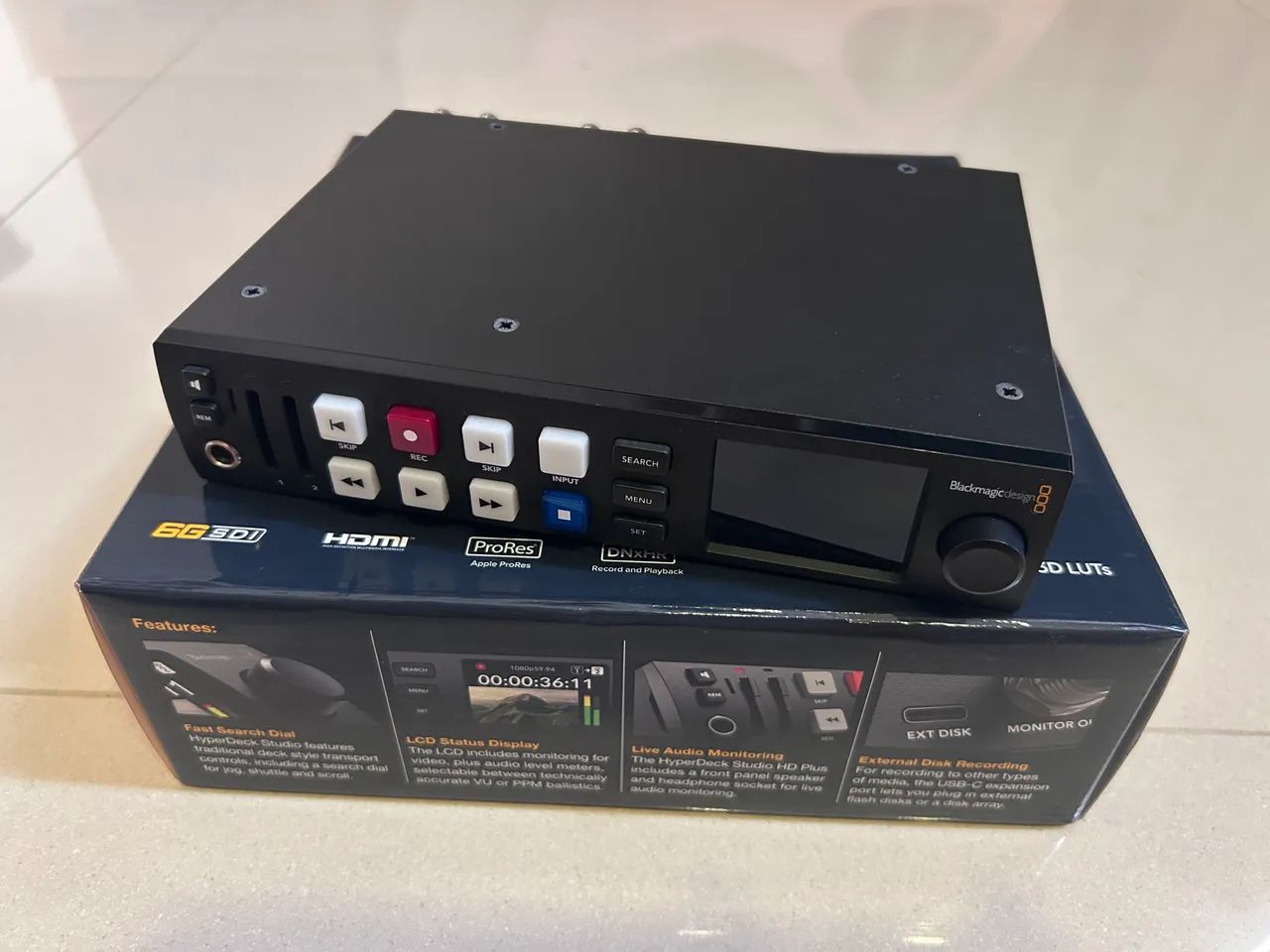 Blackmagic HyperDeck Studio HD Plus 4k 30 - Foto 2