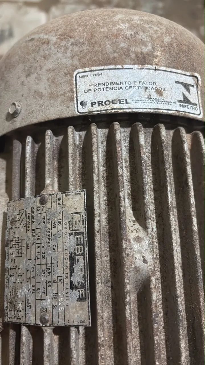 Motor elétrico Eberle 5CV Trifásico - Foto 2