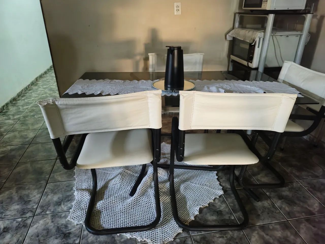 Mesa de vidro 180x70 - Foto 4