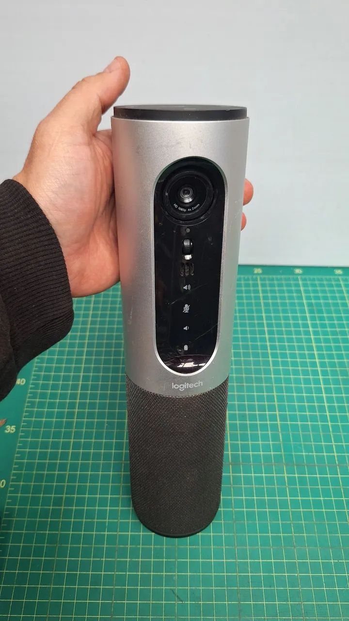 Webcam Logitech conferênce cam leia** - Foto 4