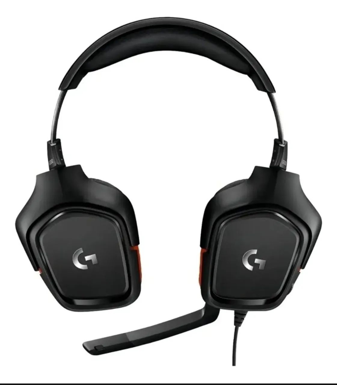 Headset Gamer Logitech G G332 - Preto/vermelho Cor Black - Foto 3