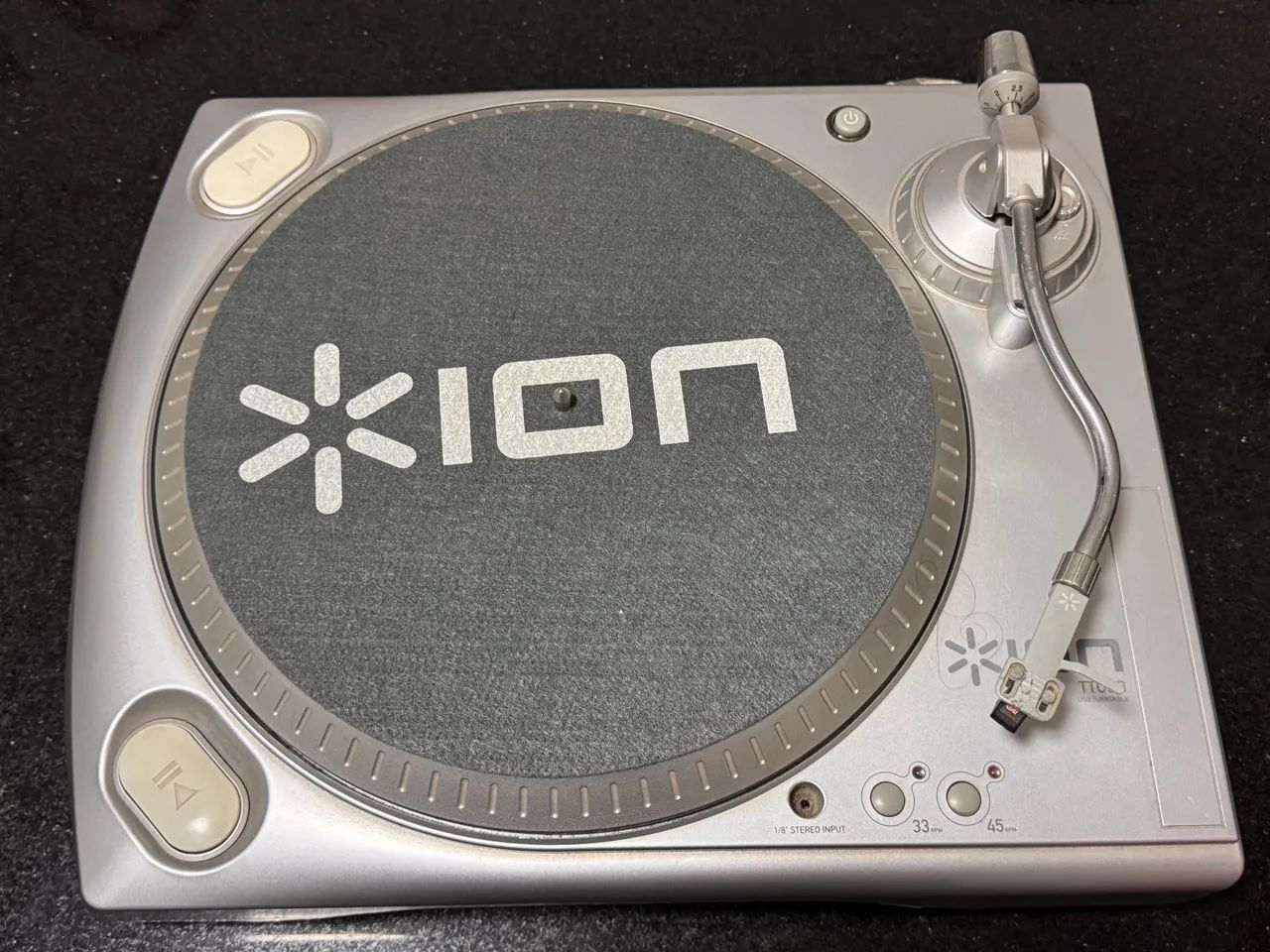  TOCA-DISCOS ION AUDIO TTUSB - PRATA | USB + RCA