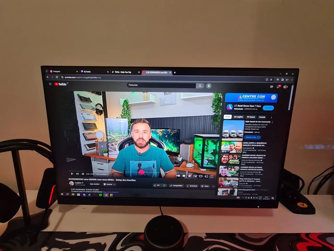 Monitor AOC 180hz 