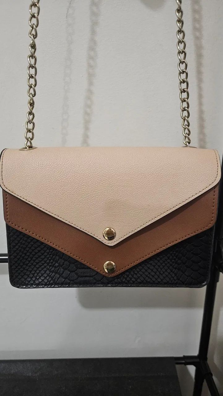 bolsa transversal envelope tricolor