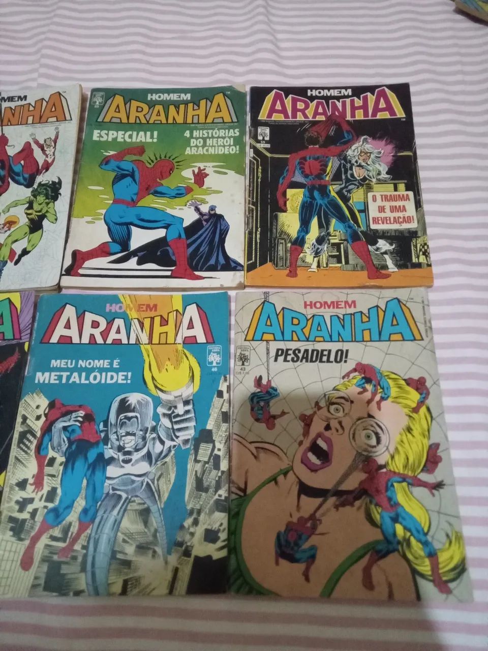 Sete hqs formatinho abril jovem do Homem Aranha: 43, 46, 53, 58, 59, 63, 66 - Foto 2