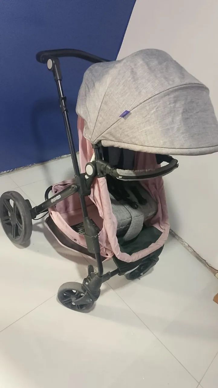 Carrinho de bebê Moisés 2 em 1 - Foto 3