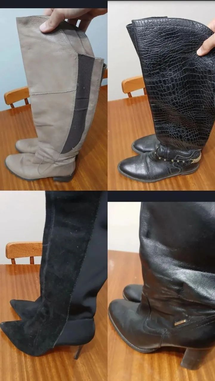 4 botas Femininas
