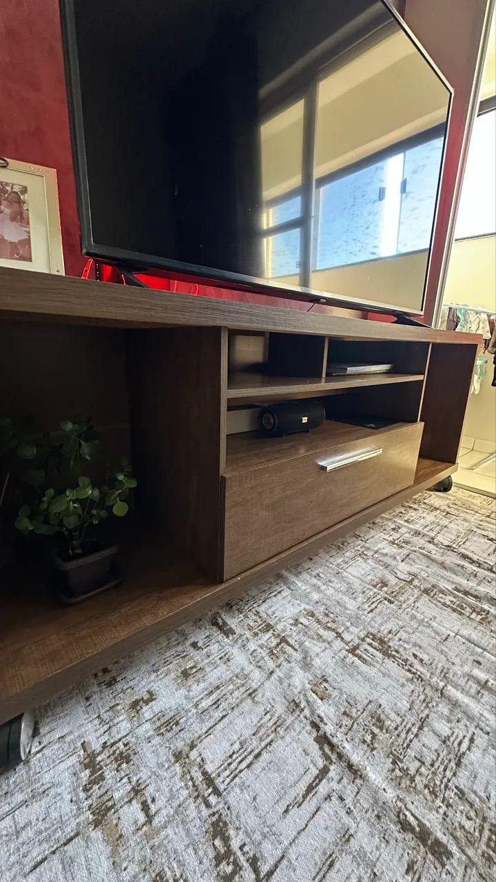 Rack 100% pra tv de até 80 polegadas super conservado  - Foto 3